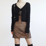 Chenia Two-Button Knit Cardigan