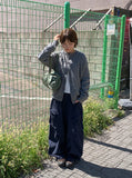 Padrick Curved Cargo Wide Pants