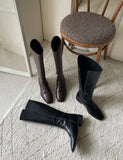 Tuelin Square Long Boots (3.5cm)