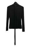 Scarf Round Slim Long Sleeve Tee