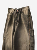 Muted Khaki Denim