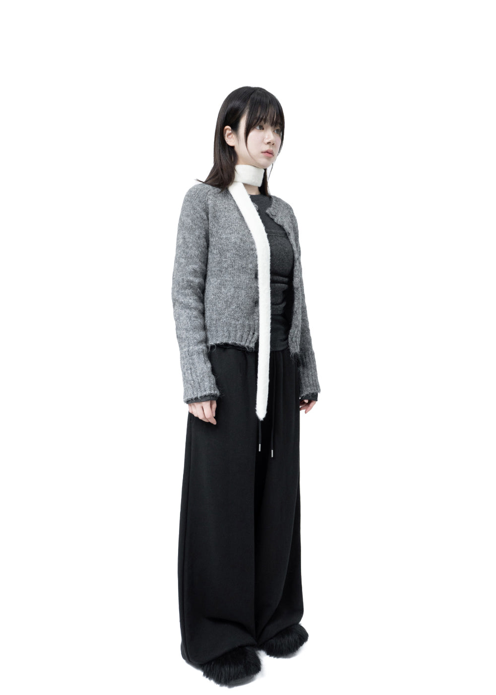 【WOOHWA】WIDE COTTON JOGGER PT WOOHWA (ウーファ) - ワイドコットンジョガーパンツ / WIDE