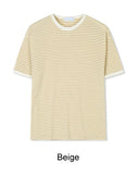 Dale striped ringer tee