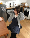Dane Check Two-Way Hoodie Zip-Up