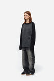 Emblem Mixed Embroidered Sweater