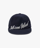 SCRIPT TYPE APPLIQUE BALL CAP