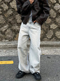 Vant light blue washed denim pants