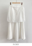 Reshu Wrinkle Flare Long Skirt