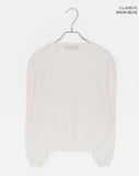 Abil Basic Round Neck Long Sleeve Knit