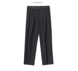 Chettis Two-Tuck Wide Spandex Slacks