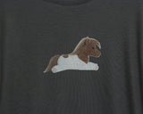 Hizel Donkey See-through Tencel Long Sleeve T-shirt