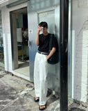 Maxi Minimal Short Sleeve Tee - Cotton 100