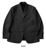 Herring Wool Three-Button Jacket