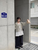 Cocona cable ribbon cardigan
