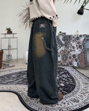 Kai Patchwork Banding Denim Pants