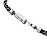(W) Curve Box Antique Chain Bracelet