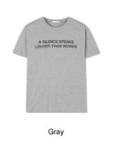 Silence Numbering Crop Short Sleeve Tee