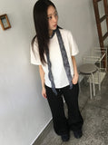 Filles Rivet Shibori Banding Bootcut Pants