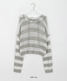 Larina Stripe Summer Hood Knit