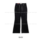 y2k Ribbon Belted Bootcut Cargo Pants