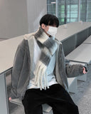 Wool pattern muffler