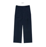 Cool Banding One Tuck Wide Slacks