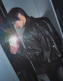 Carter Cross Rivet Vintage Leather Jacket