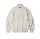 Small Logo Half Zip-Up Sweatshirt