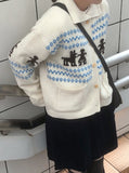 Tomoki Cowichan Wool Knit Cardigan