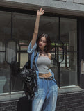 [U-BASIC] Side Shirring Tube Top (+With Cup)