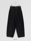 Silin Cut Balloon Wide Denim Pants