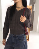 Rubot Cable Fisher V-neck Knit