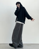 Scent Cable Knit Hood Zip-Up