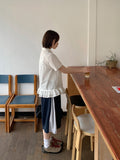 Ganz Color Matching Banding Bermuda Pants