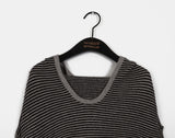 Enpa Stripe Overfit Hooded Knit