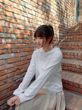 [BAONHAUS] Crea Flower Layered Hoodie