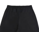 Zipper Semi Wide Banding Slacks