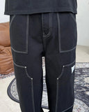 Root Double Knee Patch Work Pants