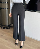 Slandy Banding Bootcut Slacks Pants