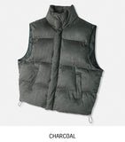 Moody Suede Vest Padded