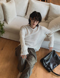 Boring Summer V-neck Knit