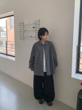 [Unisex] Hyusi Check Over Long Sleeve Shirt
