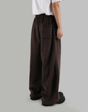 Velour corduroy trousers