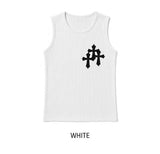 Cross Patch Ribbed Sleeveless