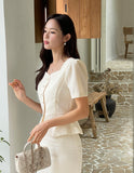 Clive Tweed Short Sleeve Short Jacket