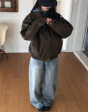 Jeran Overfit Suede Jacket