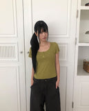 UL Ribbed Short Sleeve T-shirt