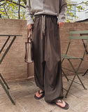 DENTS NYLON BANDING BALLOON PANTS