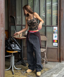 Litey camo crop sleeveless (with cup)