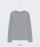 Beltary Color Round Long Sleeve Tee